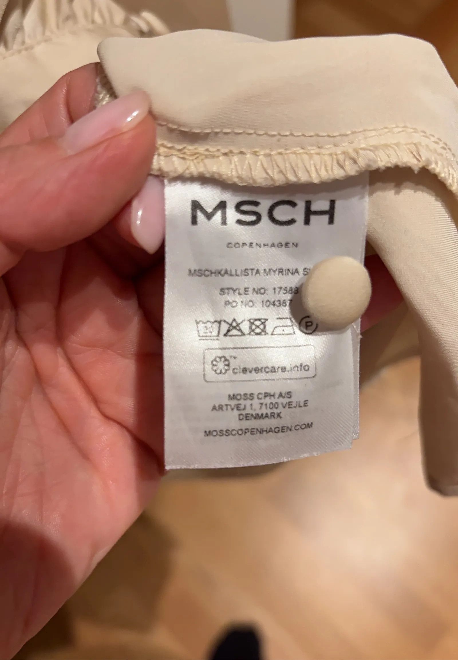 Moss Msch Mschkallista myrina shirt Blouse Size S / US 4 / IT 40 - 3 Thumbnail