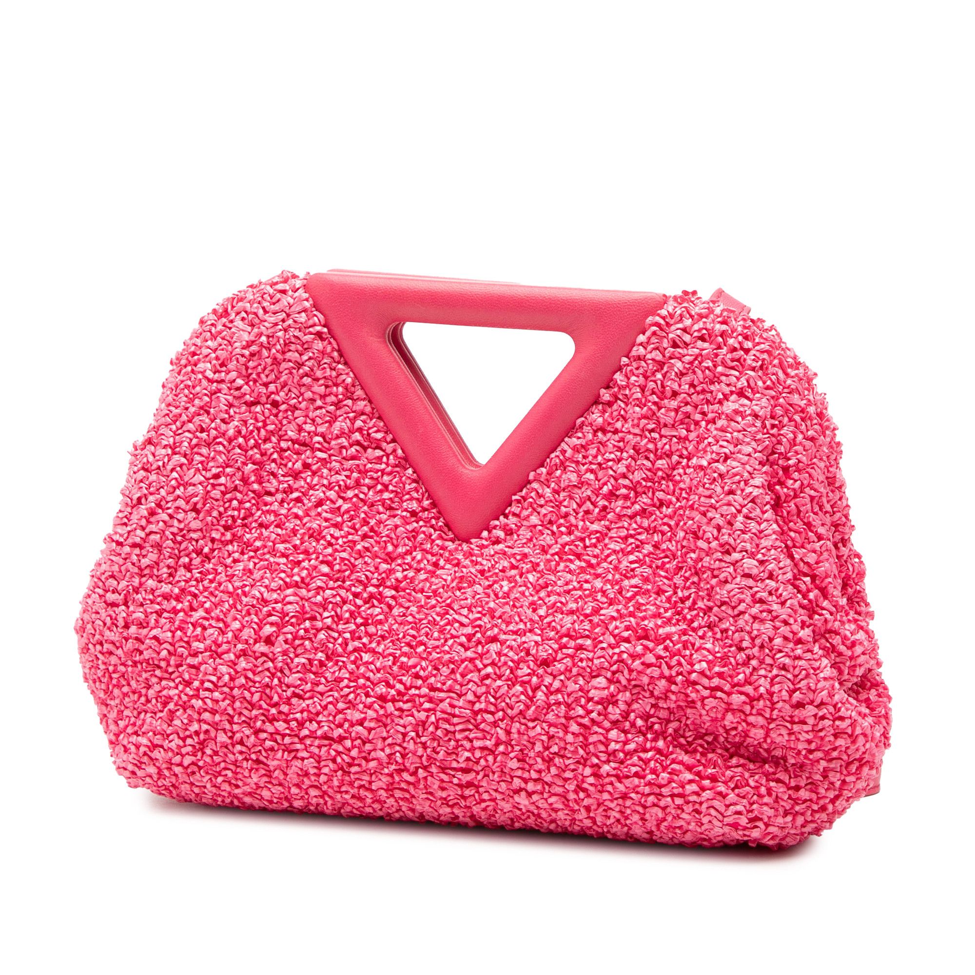 Bottega Veneta Bottega Veneta Small Boucle Curly Raffia The Point Triangle Satchel Size ONE SIZE - 2 Thumbnail