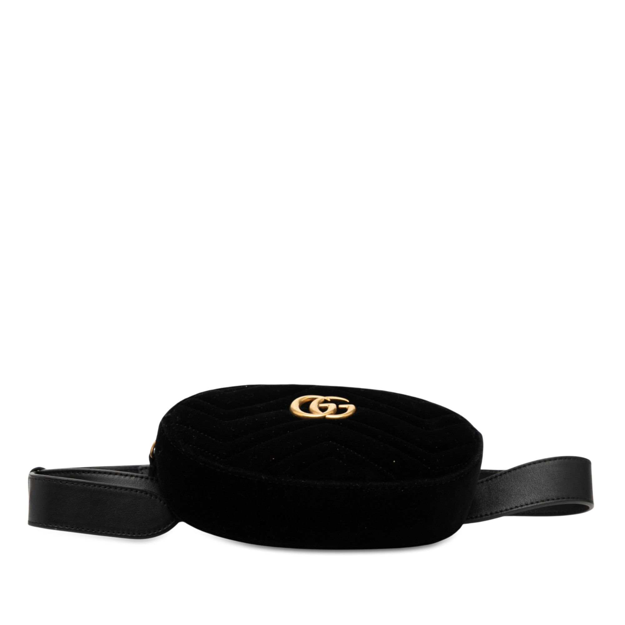 Gucci Gucci GG Marmont Matelasse Velvet Belt Bag Size ONE SIZE - 3 Thumbnail