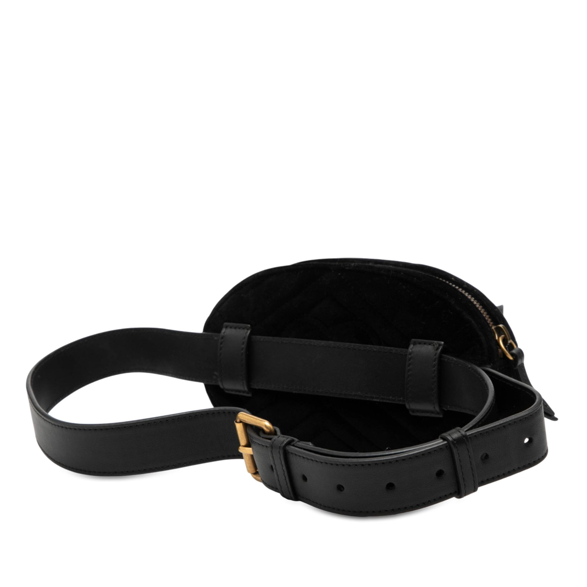Gucci Gucci GG Marmont Matelasse Velvet Belt Bag Size ONE SIZE - 2 Thumbnail