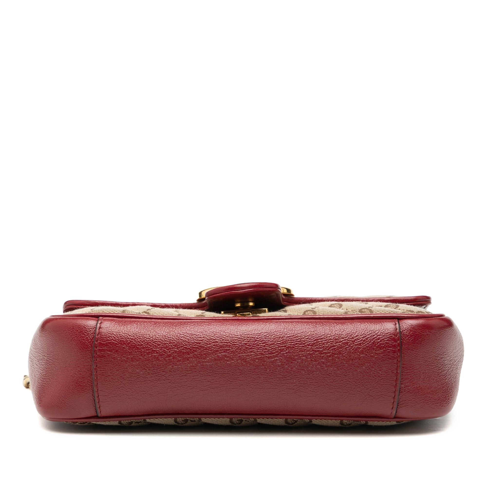 Gucci Gucci Small GG Marmont Matelasse Diagonal GG Canvas and Leather Shoulder Bag Size ONE SIZE - 3 Thumbnail