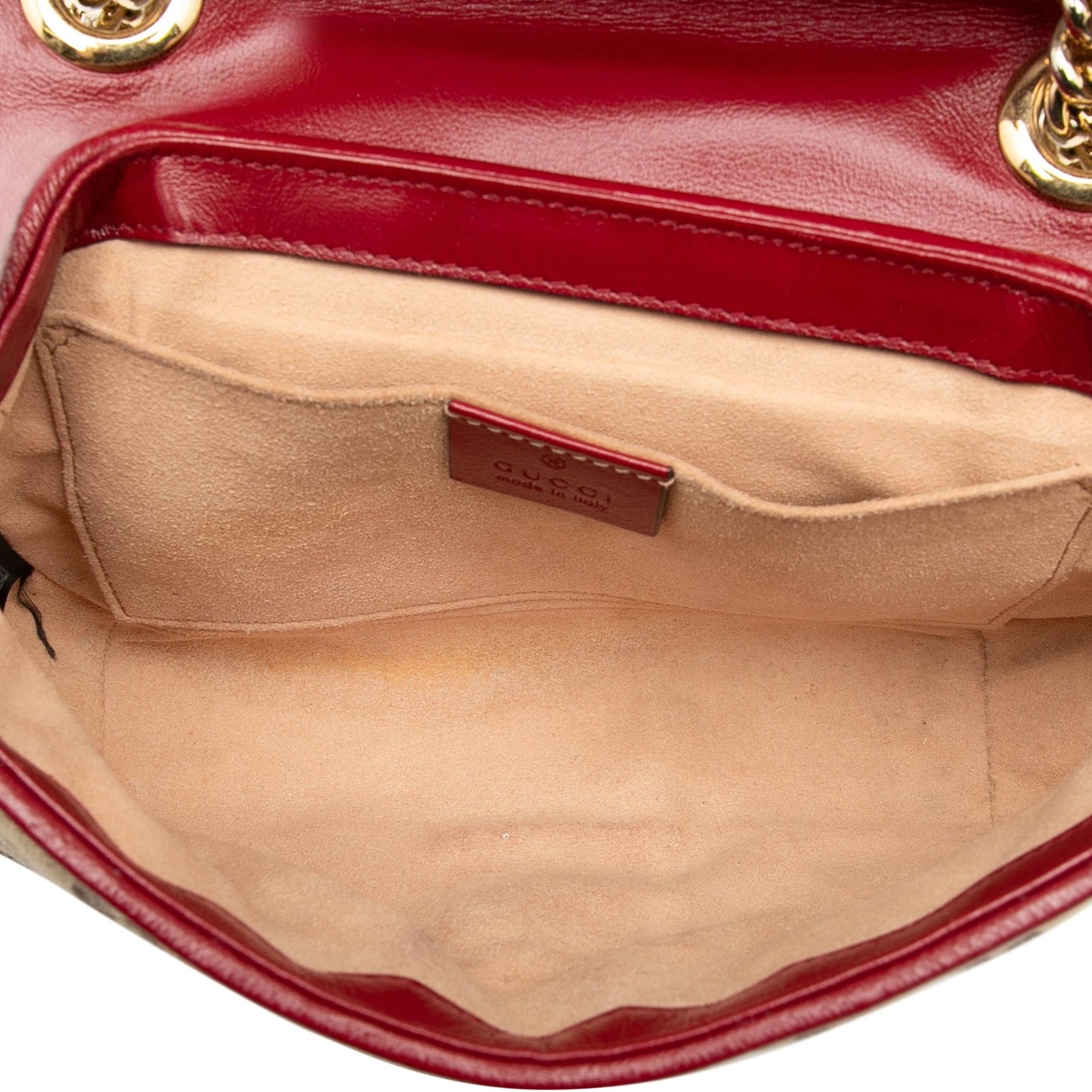 Gucci Gucci Small GG Marmont Matelasse Diagonal GG Canvas and Leather Shoulder Bag Size ONE SIZE - 4 Thumbnail