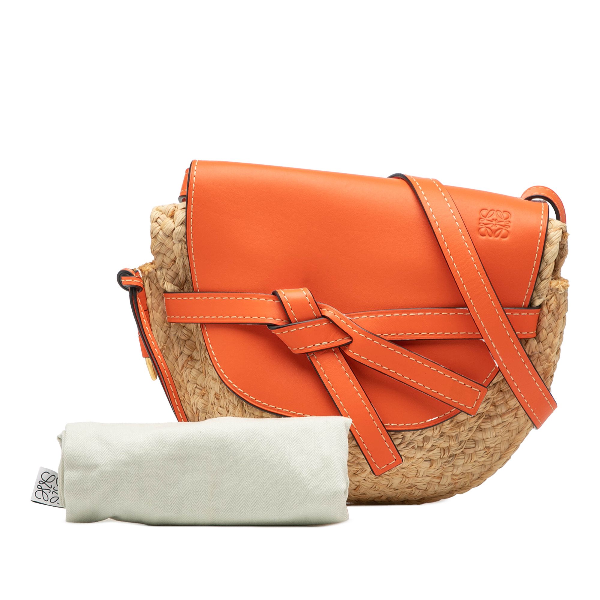 Loewe LOEWE Medium Raffia Gate Crossbody Size ONE SIZE - 8 Thumbnail