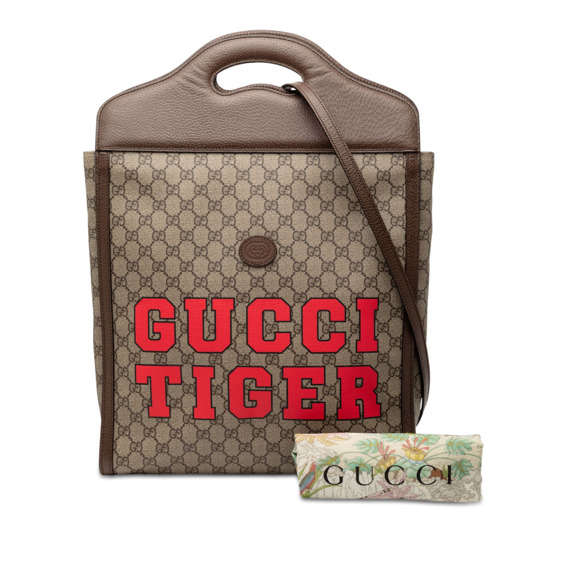 Gucci Gucci GG Supreme Web Tiger Satchel Size ONE SIZE - 8 Thumbnail