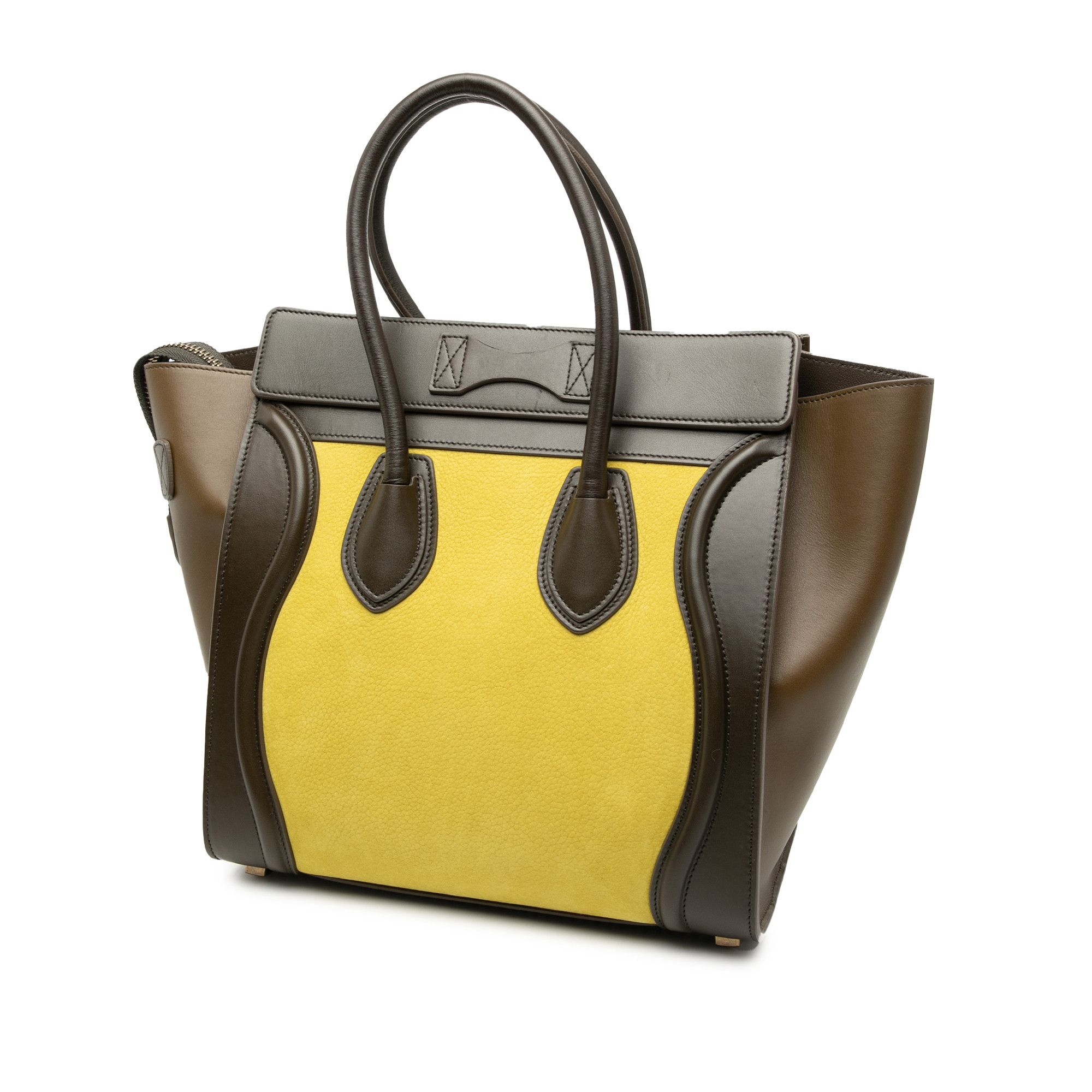 Celine Celine Micro Tricolor Leather Luggage Tote Size ONE SIZE - 2 Thumbnail