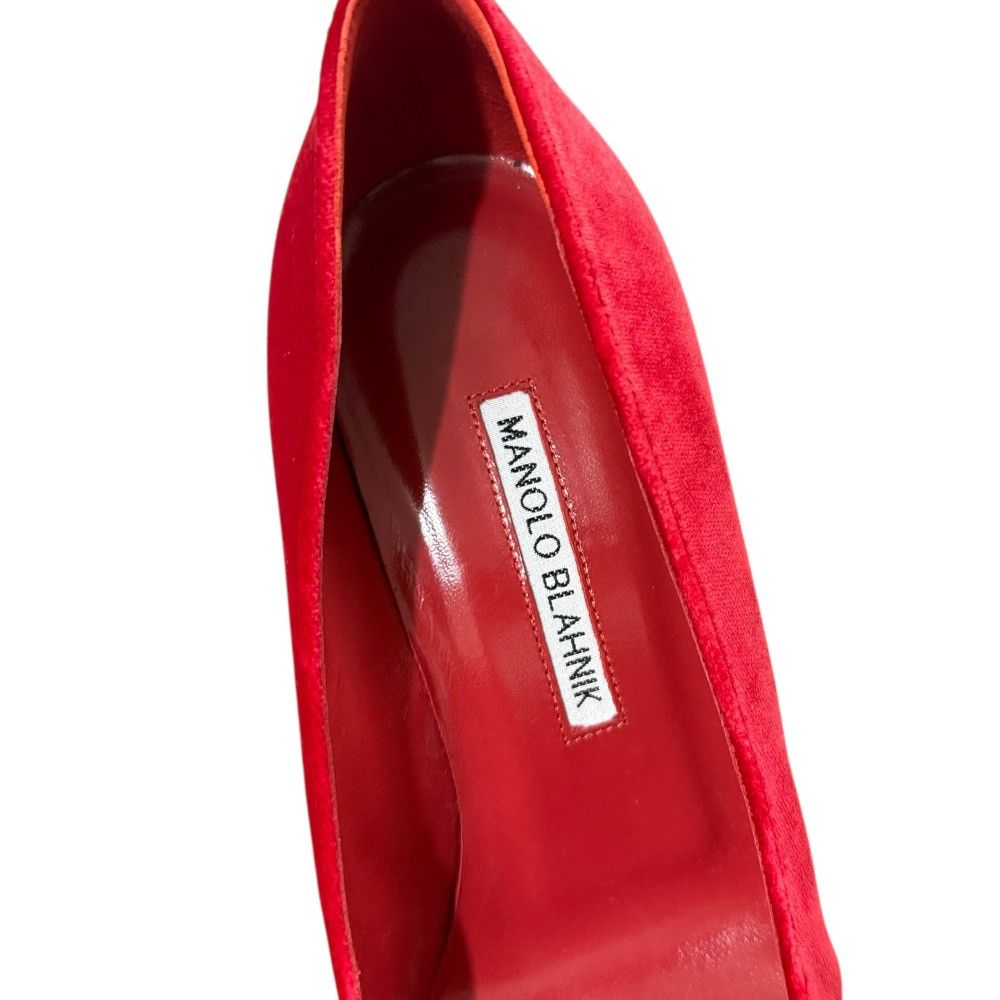 Manolo Blahnik Manolo Blahnik Manolo Blahnik Maysale Velvet Pumps Suede Shoes DUTY FREE for USA Size ONE SIZE - 8 Thumbnail