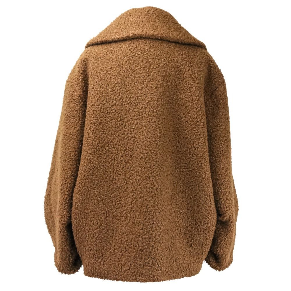 Other Other Daisy Lin Fondant Chocolat Boa Half Coat Others Outerwear 06358 DUTY FREE for USA Size ONE SIZE - 4 Thumbnail