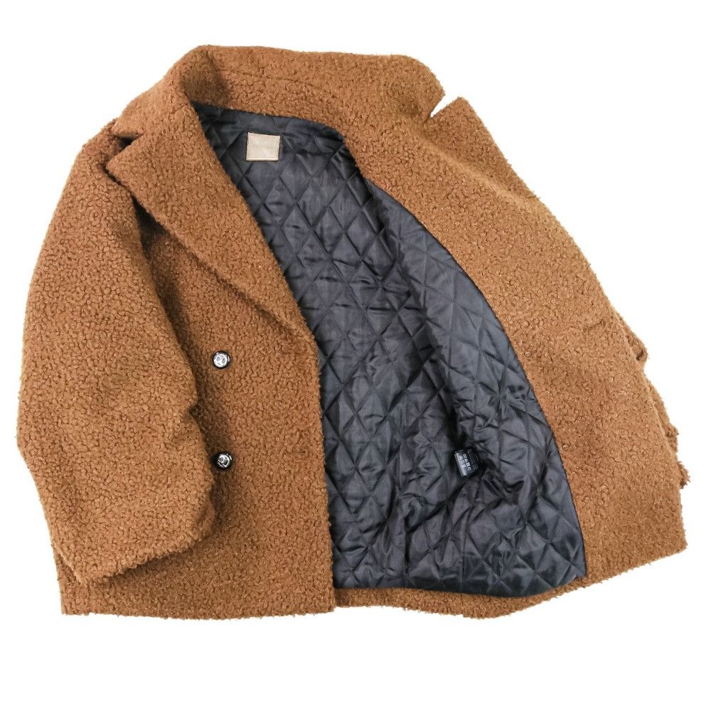 Other Other Daisy Lin Fondant Chocolat Boa Half Coat Others Outerwear 06358 DUTY FREE for USA Size ONE SIZE - 6 Thumbnail