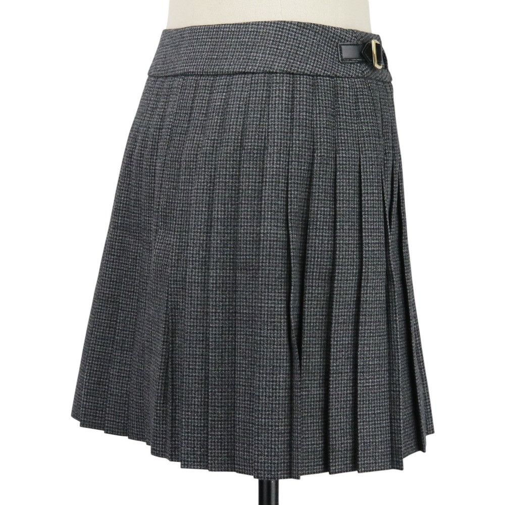 Celine Celine CELINE Pin Detail Pleated Wool Skirt Others Skirts 2J786746W DUTY FREE for USA Size ONE SIZE - 5 Thumbnail