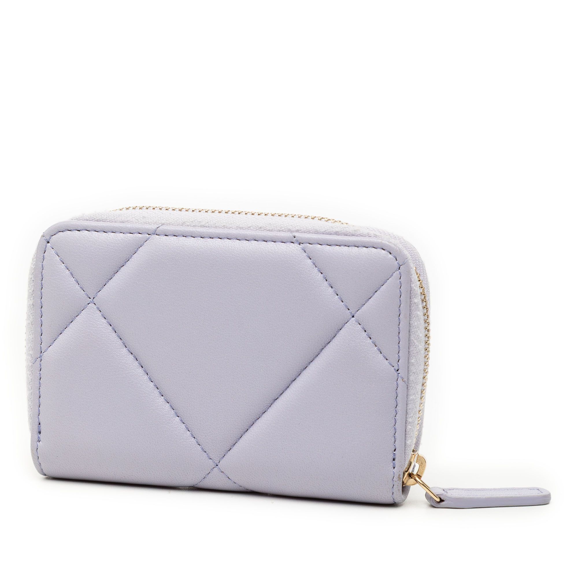 Chanel Chanel Quilted Lambskin 19 Zip Around Coin Purse Size ONE SIZE - 2 Thumbnail
