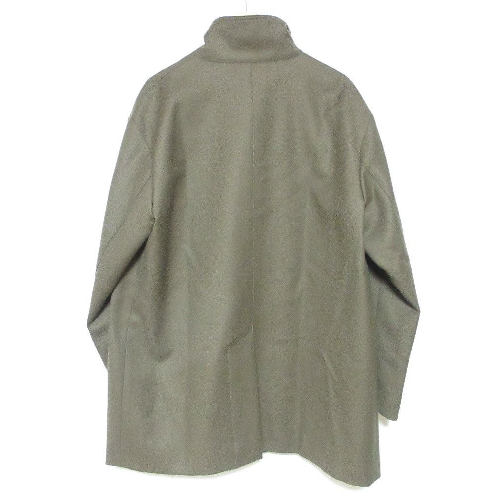 Other Other MARGARET HOWELL MILLED SERGE Wool Coat Leather Outerwear DUTY FREE for USA Size ONE SIZE - 2 Thumbnail