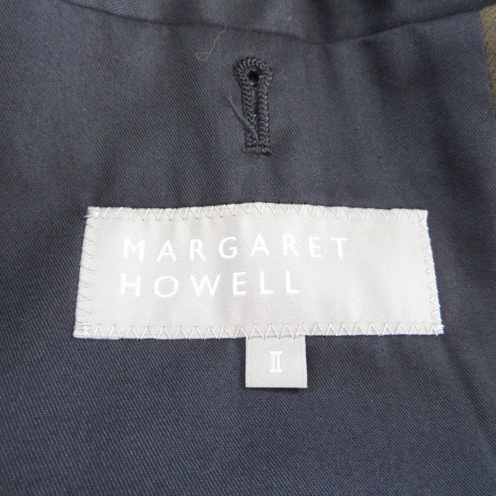 Other Other MARGARET HOWELL MILLED SERGE Wool Coat Leather Outerwear DUTY FREE for USA Size ONE SIZE - 5 Thumbnail