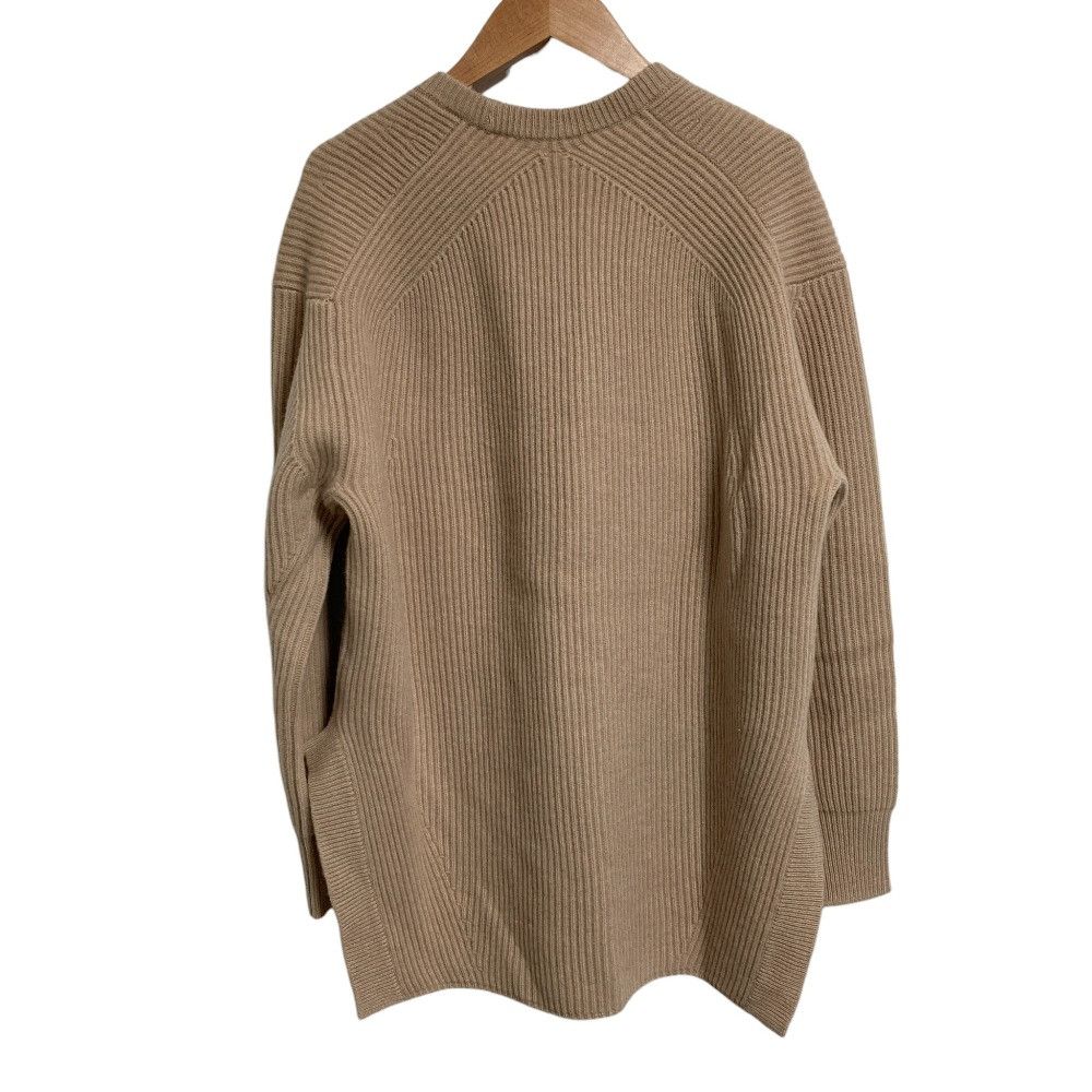 Other Other Drawer 9G Ribbed Crew Neck Wool Knitwear Cotton Tops 6513-105-0922 DUTY FREE for USA Size ONE SIZE - 2 Thumbnail