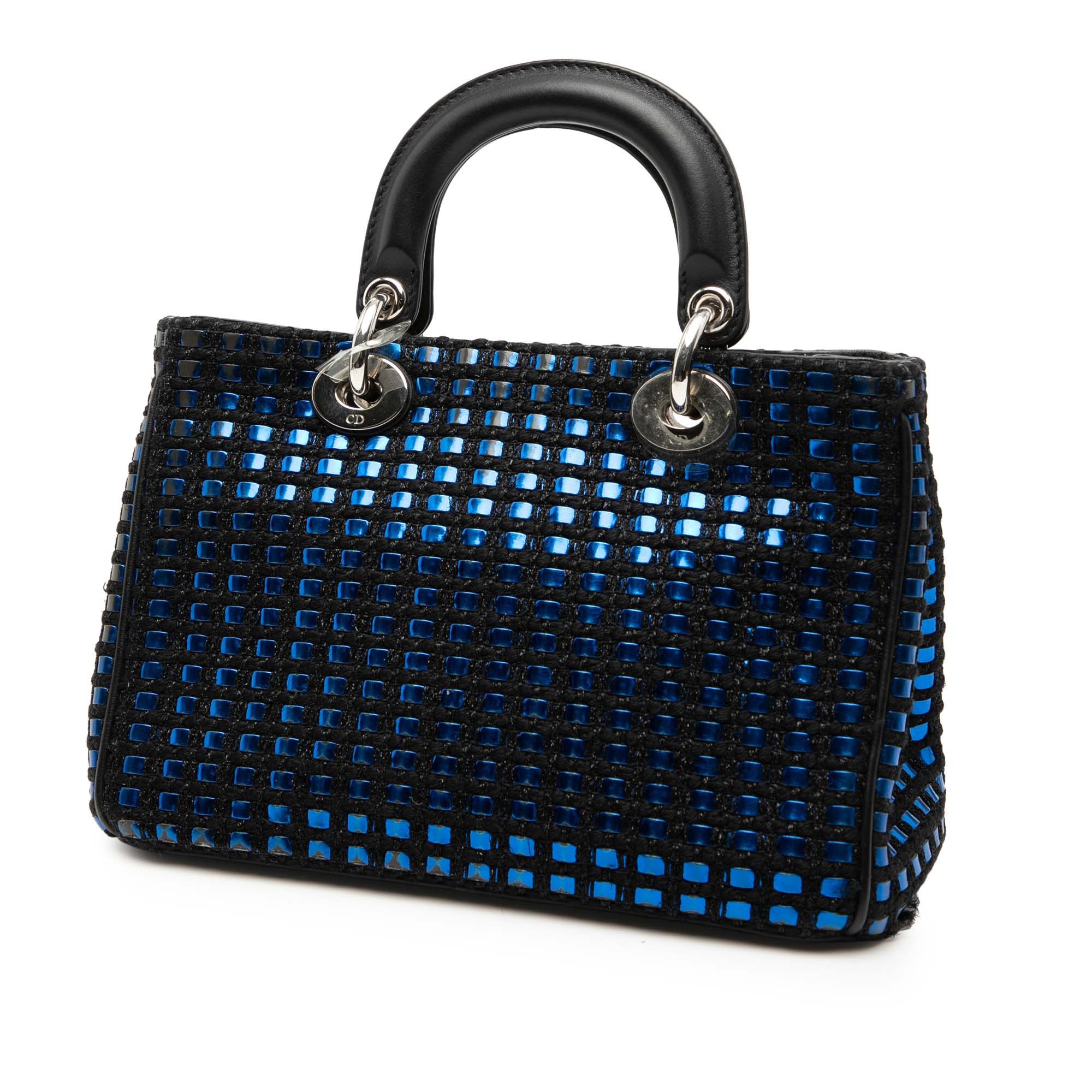 Dior Dior Small Tweed Patch Diorissimo Tote Size ONE SIZE - 2 Thumbnail