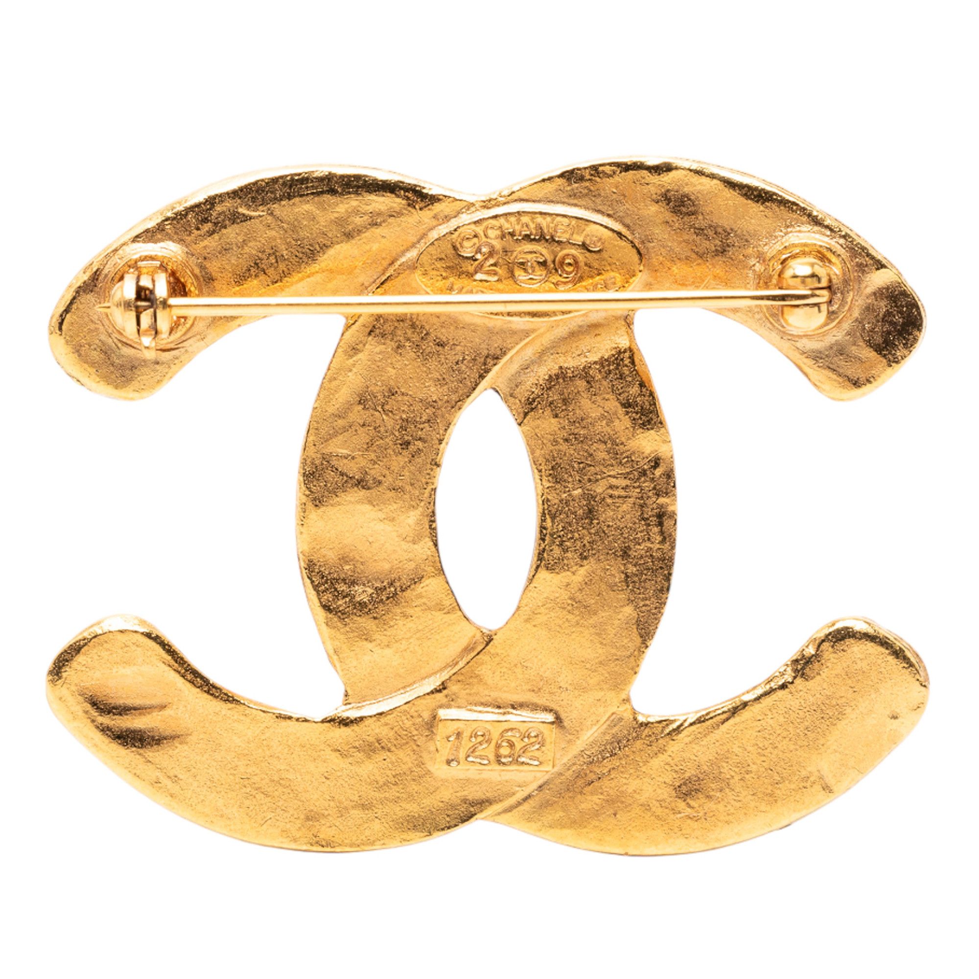 Chanel Chanel CC Gold Plated Woven Brooch Size ONE SIZE - 2 Thumbnail