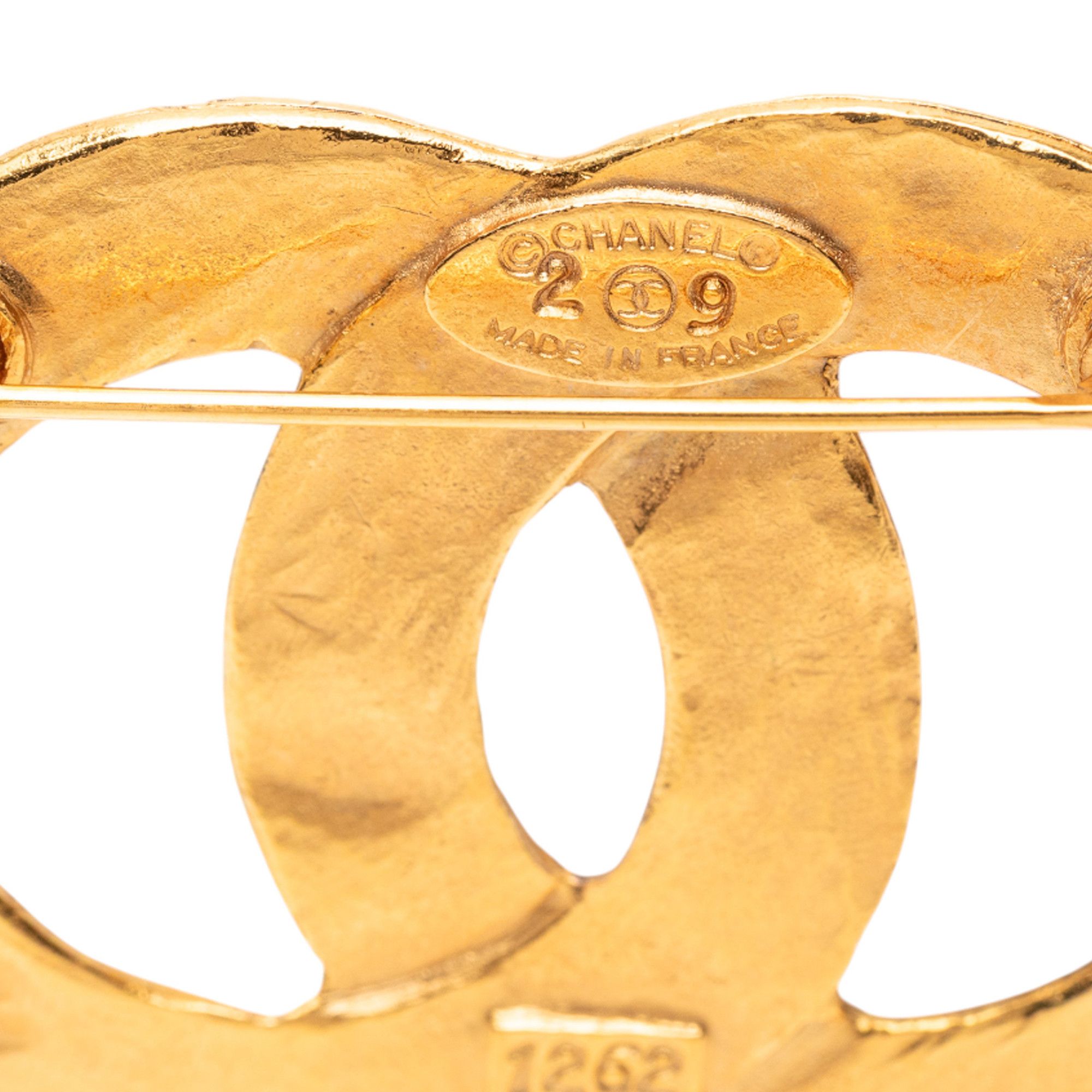 Chanel Chanel CC Gold Plated Woven Brooch Size ONE SIZE - 4 Thumbnail