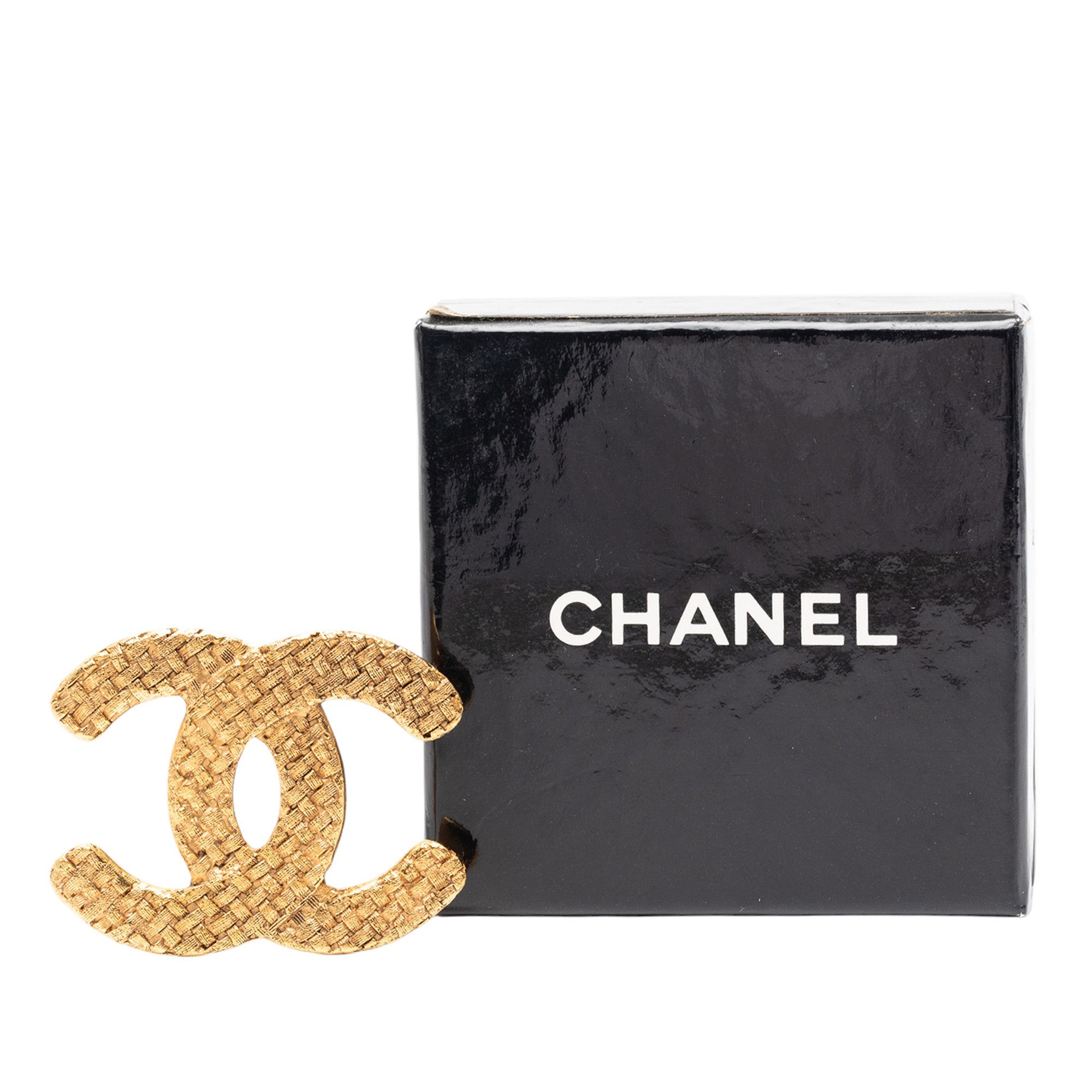 Chanel Chanel CC Gold Plated Woven Brooch Size ONE SIZE - 5 Thumbnail