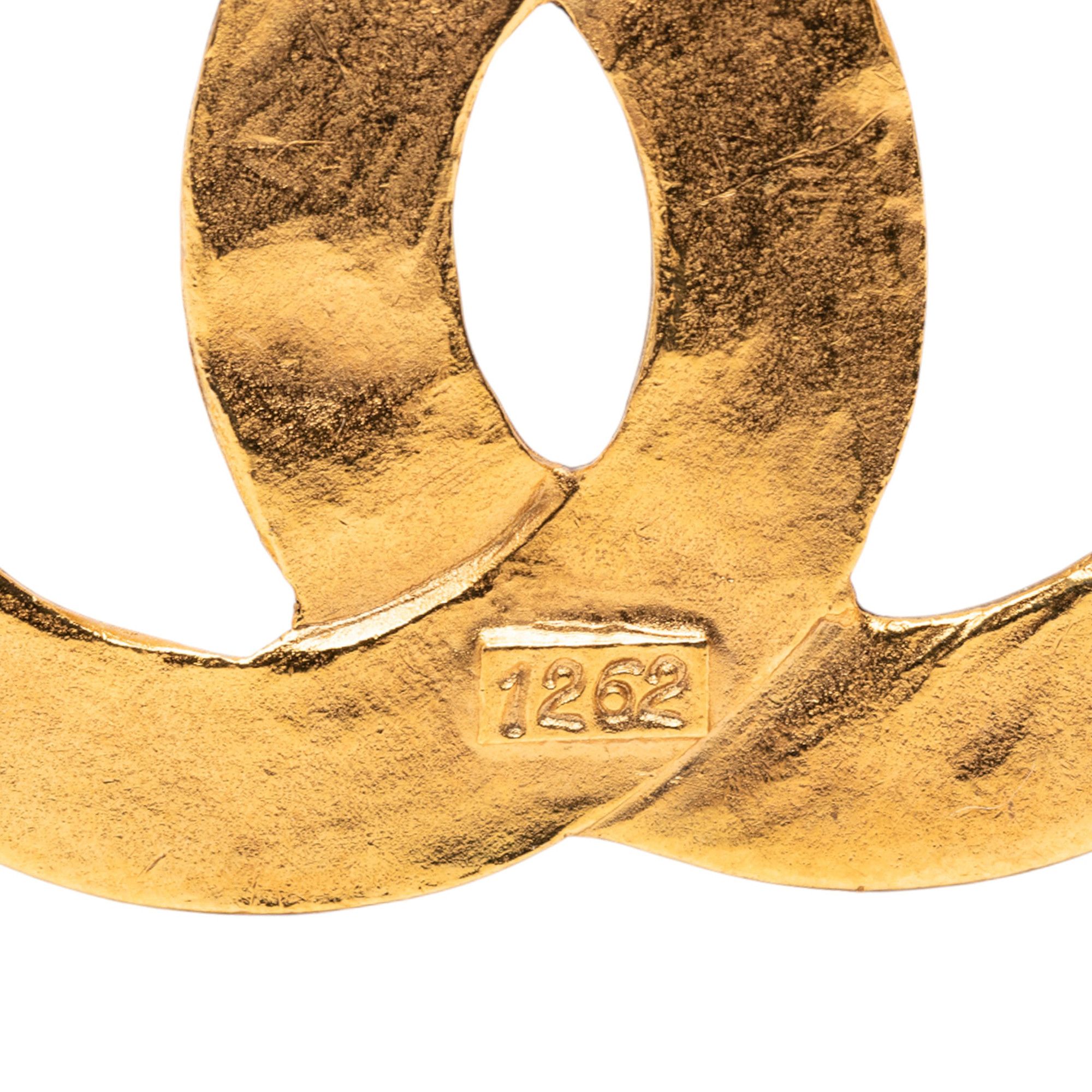 Chanel Chanel CC Gold Plated Woven Brooch Size ONE SIZE - 3 Thumbnail