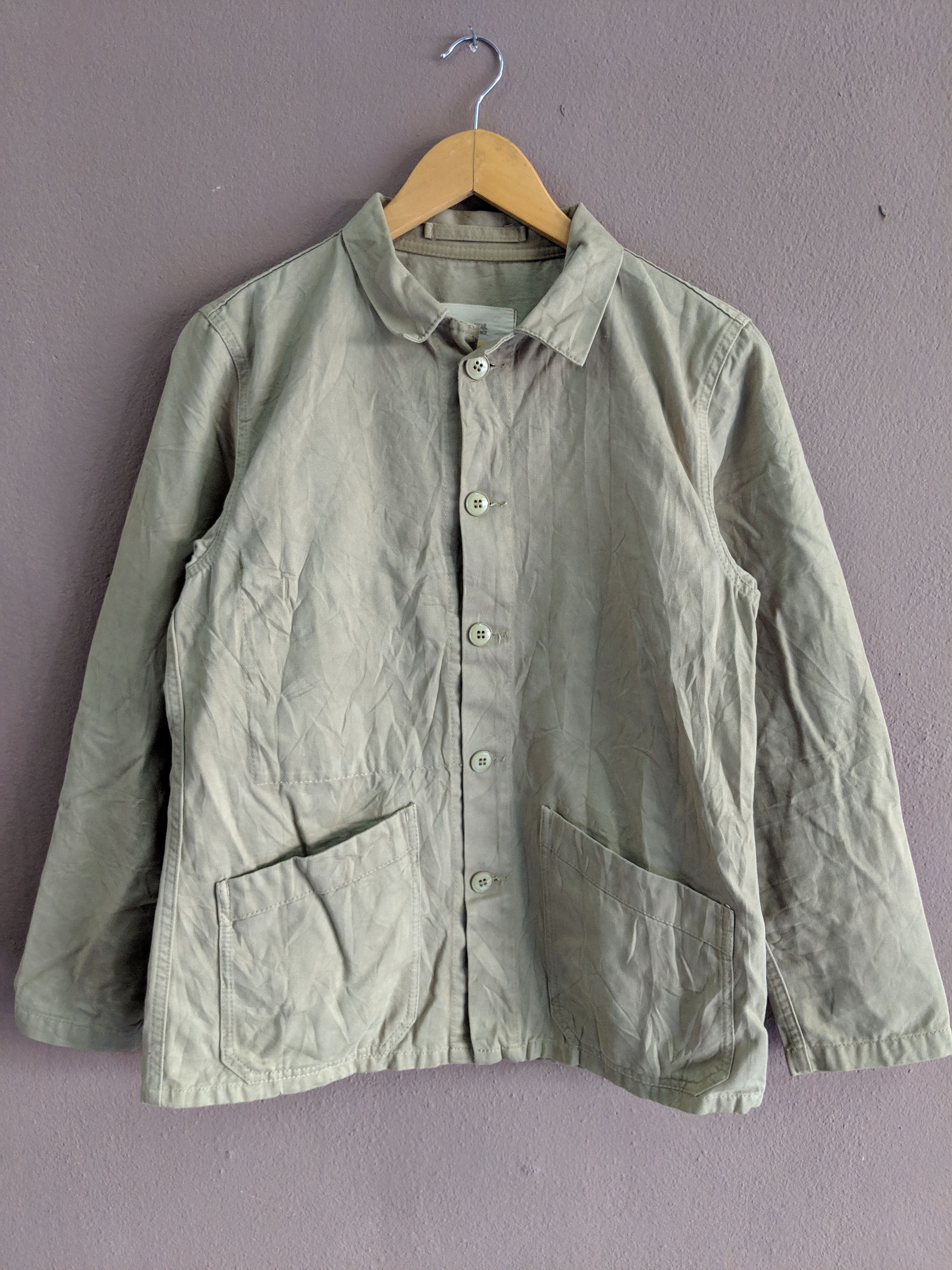 CABANE de ZUCCa × Japanese Brand japanese brand harajuku fashion cabane de zucca military jacket with hidden pocket inside Size US M / EU 48-50 / 2 - 1 Thumbnail