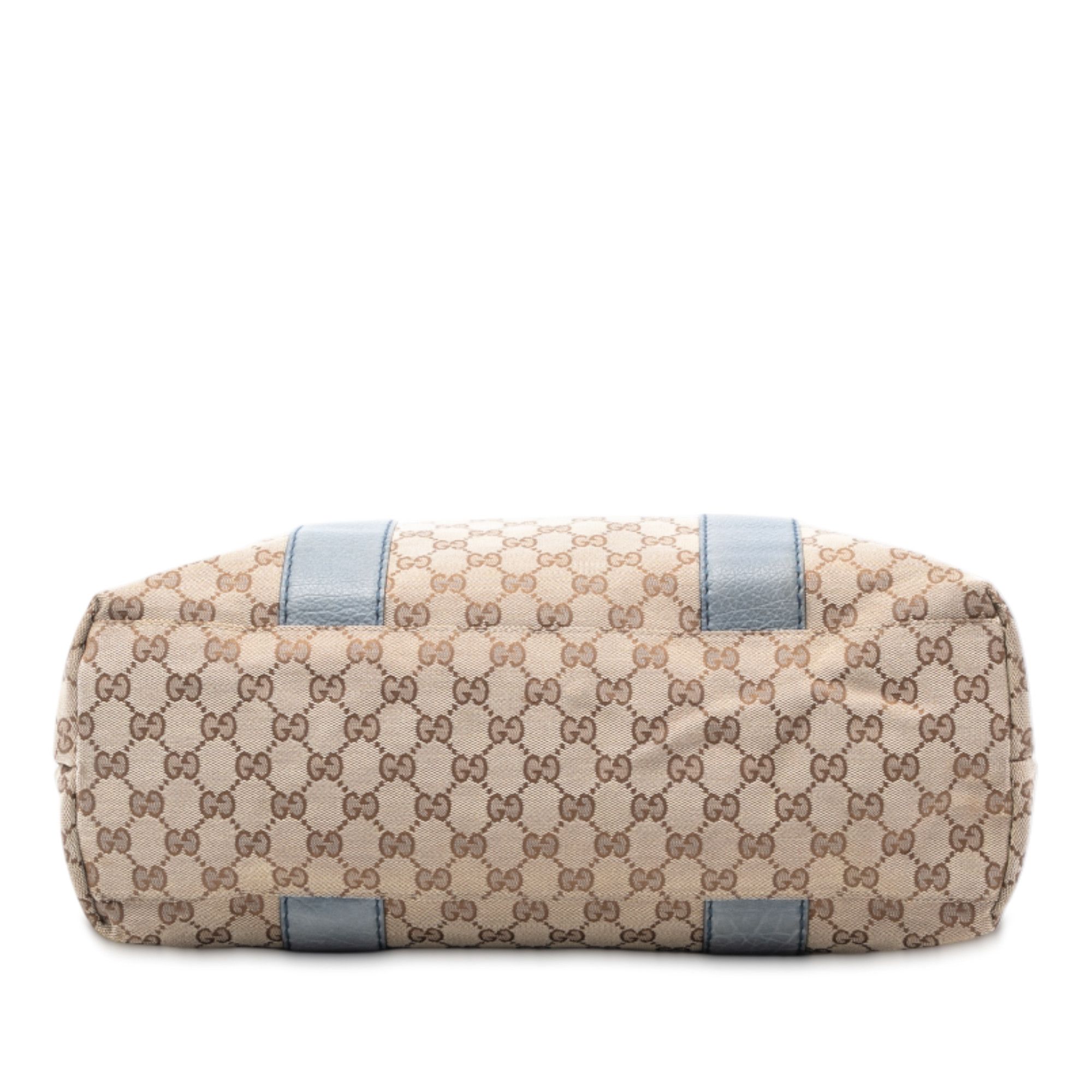 Gucci Gucci Medium GG Canvas Bamboo Libeccio Tote Size ONE SIZE - 3 Thumbnail