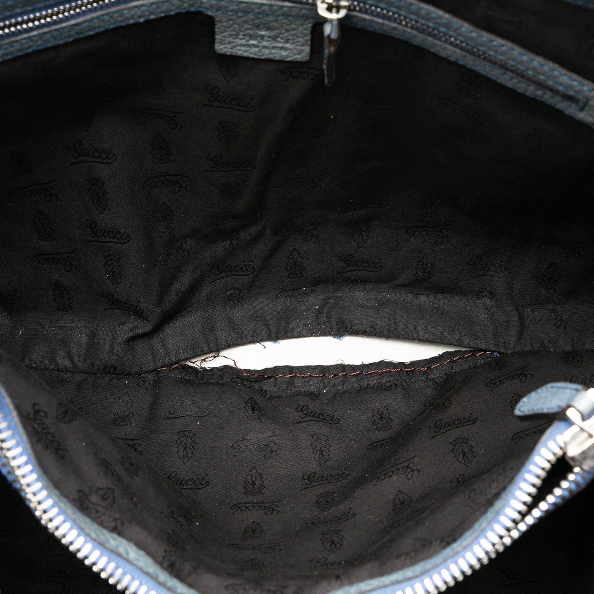 Gucci Gucci Medium GG Canvas Bamboo Libeccio Tote Size ONE SIZE - 4 Thumbnail