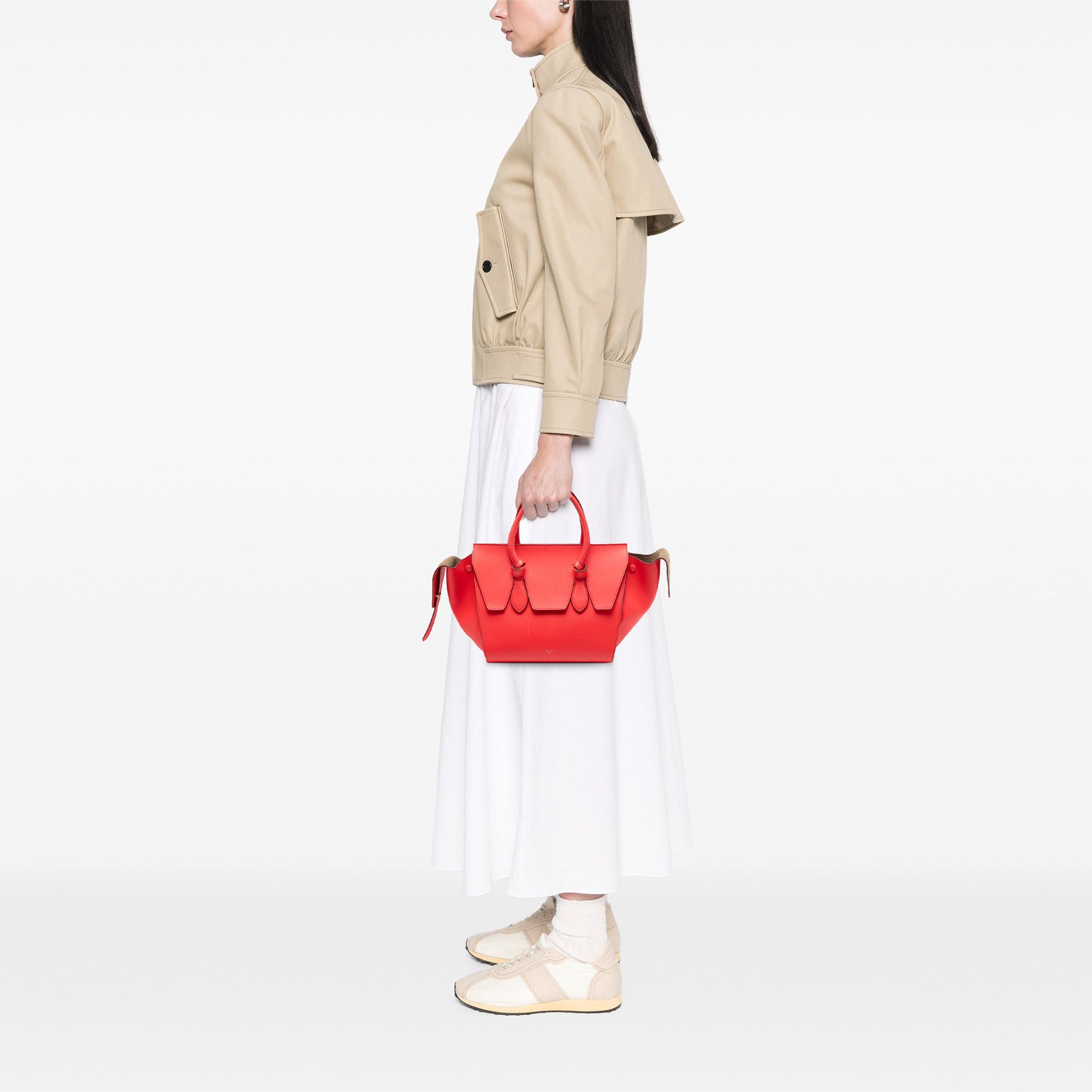 Celine Celine Small Grained Calfskin Tie Knot Handbag Size ONE SIZE - 7 Thumbnail