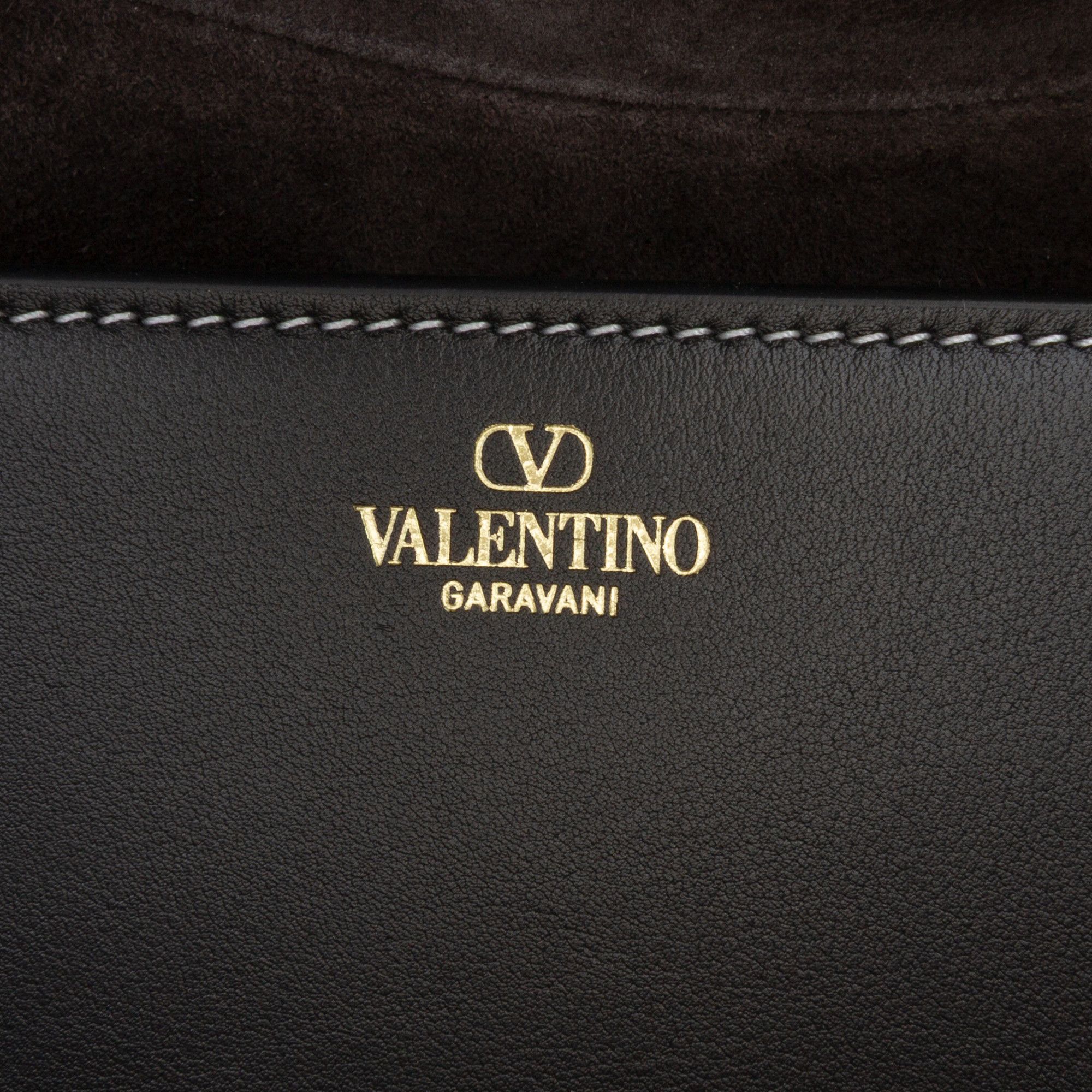 Valentino Valentino Medium Leather Ohval Flap Bag Size ONE SIZE - 5 Thumbnail