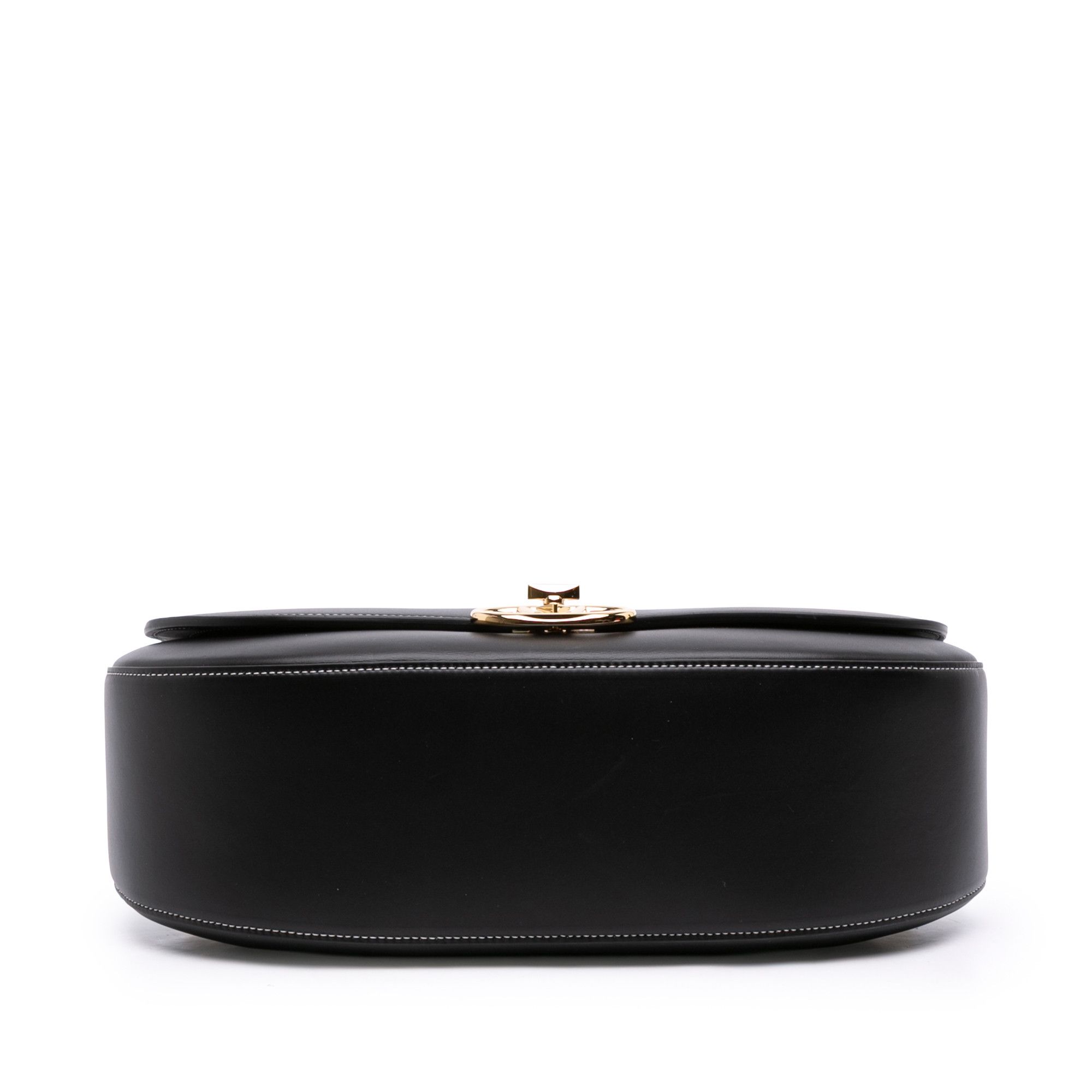 Valentino Valentino Medium Leather Ohval Flap Bag Size ONE SIZE - 3 Thumbnail