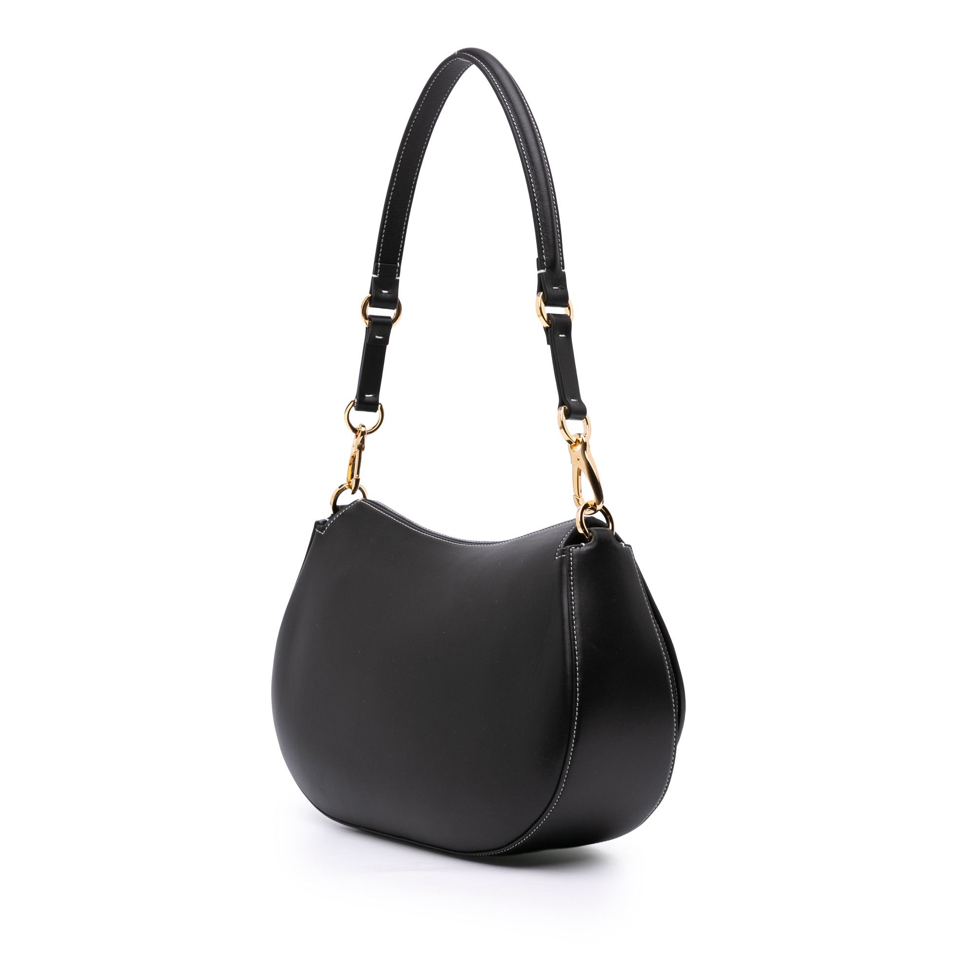 Valentino Valentino Medium Leather Ohval Flap Bag Size ONE SIZE - 2 Thumbnail