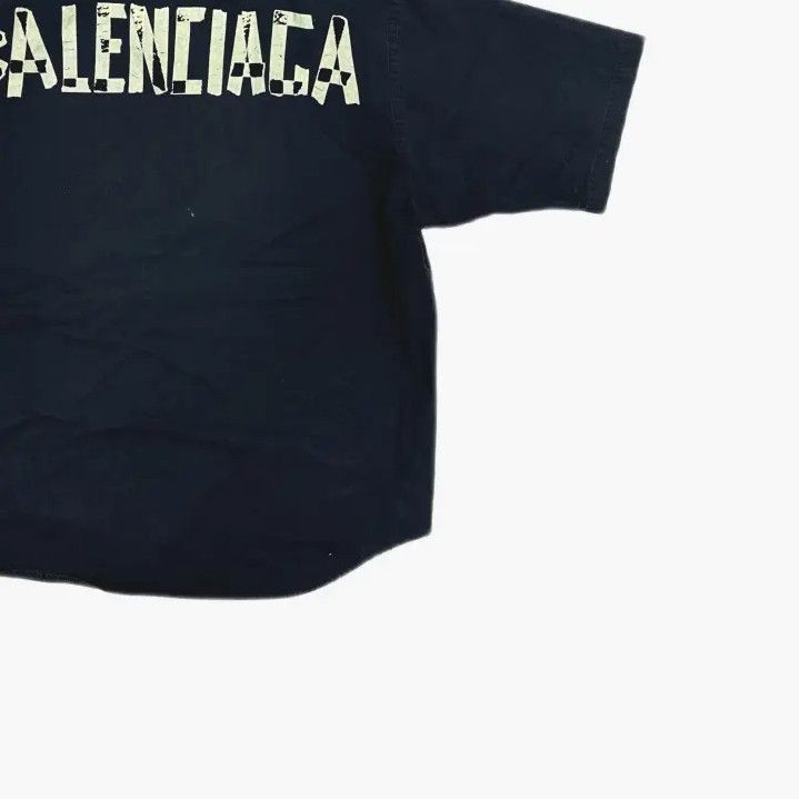 Balenciaga Balenciaga Logo Print Short Sleeve Shirt Size US M / EU 48-50 / 2 - 6 Thumbnail