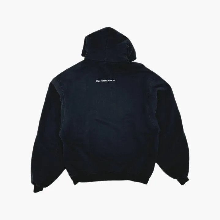 Balenciaga Balenciaga SS21 Black Graphic Hoodie for Men Size US XS / EU 42 / 0 - 3 Thumbnail
