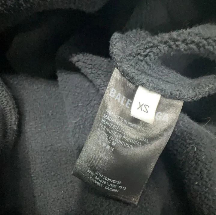 Balenciaga Balenciaga SS21 Black Graphic Hoodie for Men Size US XS / EU 42 / 0 - 4 Thumbnail