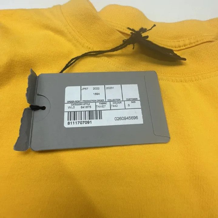 Balenciaga Balenciaga Yellow Logo Print Short Sleeve T-shirt Size US S / EU 44-46 / 1 - 5 Thumbnail