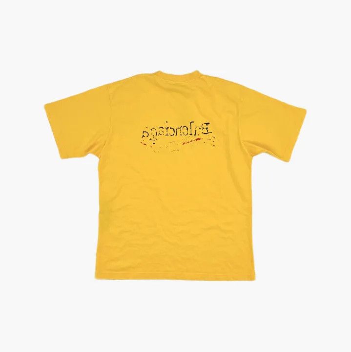 Balenciaga Balenciaga Yellow Logo Print Short Sleeve T-shirt Size US S / EU 44-46 / 1 - 3 Thumbnail