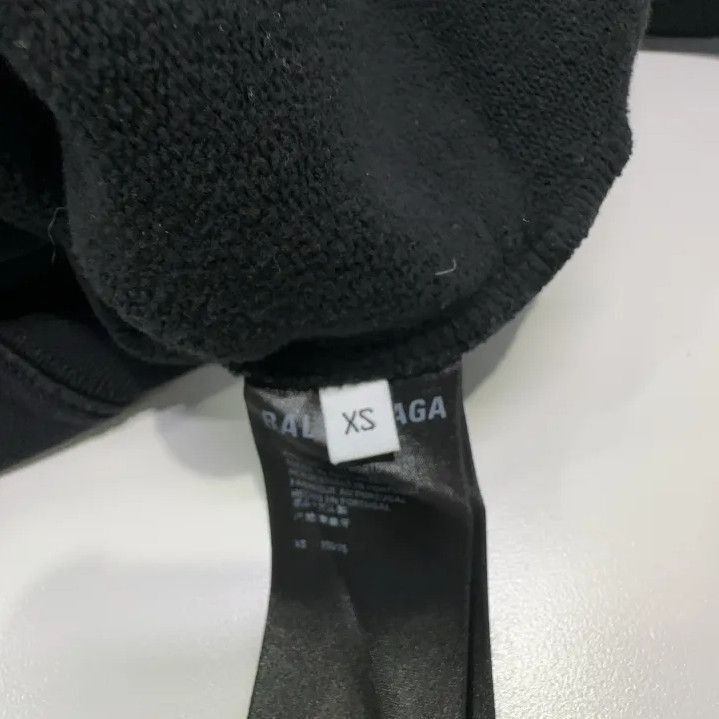 Balenciaga Balenciaga Logo Embroidered Black Hoodie Size US XS / EU 42 / 0 - 4 Thumbnail