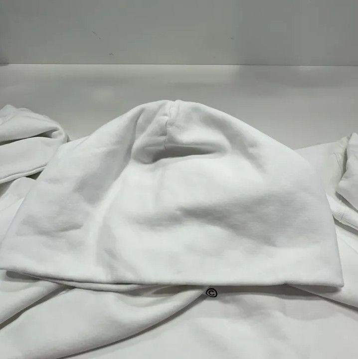 Balenciaga Balenciaga White Long Sleeve Hoodie with Logo Size US S / EU 44-46 / 1 - 7 Thumbnail