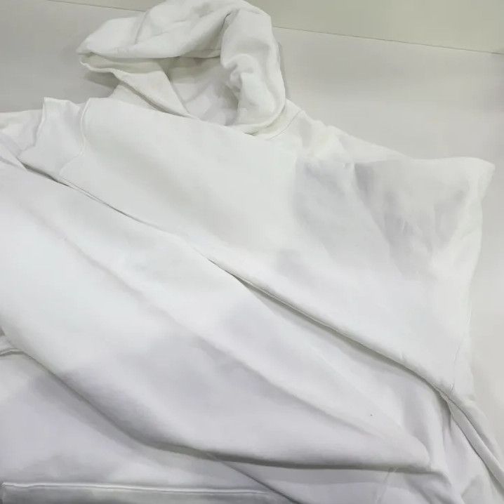Balenciaga Balenciaga White Long Sleeve Hoodie with Logo Size US S / EU 44-46 / 1 - 11 Thumbnail