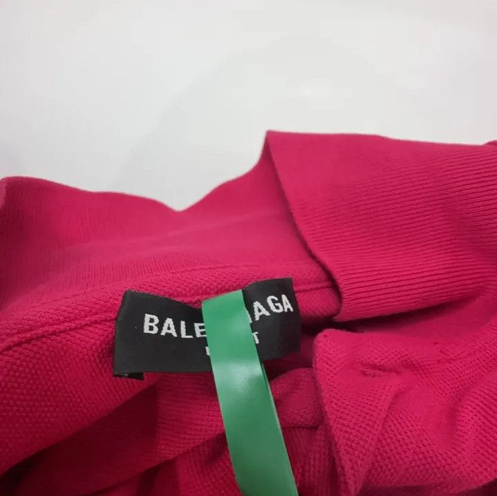 Balenciaga Balenciaga SS21 Patchwork Long Sleeve Polo Shirt Size US XS / EU 42 / 0 - 6 Thumbnail
