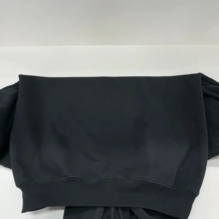 Balenciaga Balenciaga Black Logo Print Hoodie for Unisex Size US XS / EU 42 / 0 - 14 Thumbnail