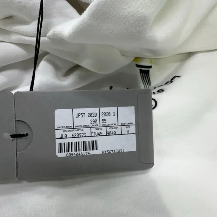 Balenciaga Balenciaga White Letter Print Long Sleeve Hoodie Size US M / EU 48-50 / 2 - 5 Thumbnail