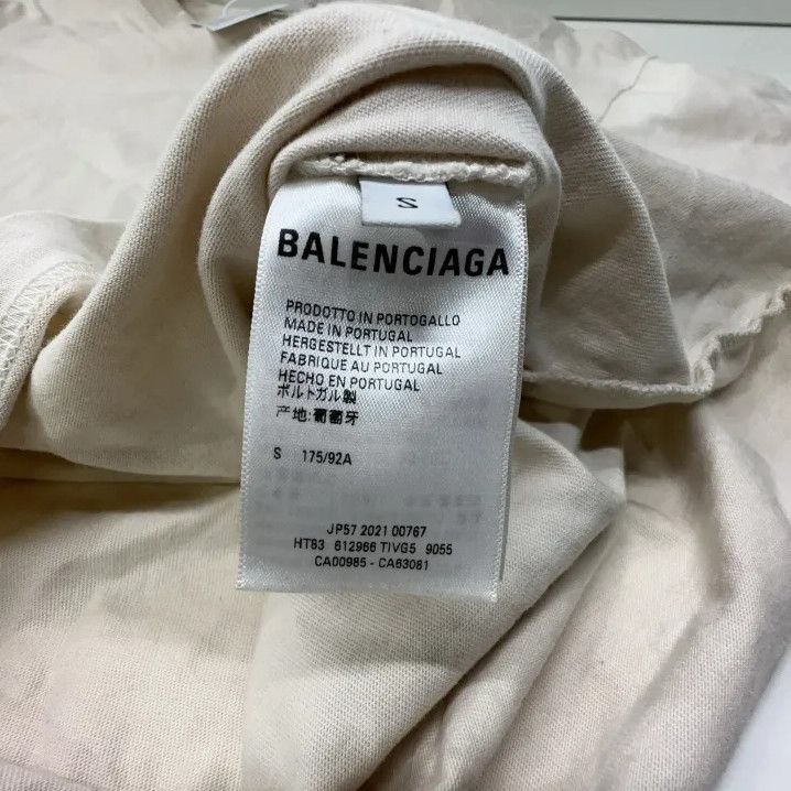 Balenciaga Balenciaga Men’s Logo Print Short Sleeve T-Shirt Size US S / EU 44-46 / 1 - 4 Thumbnail