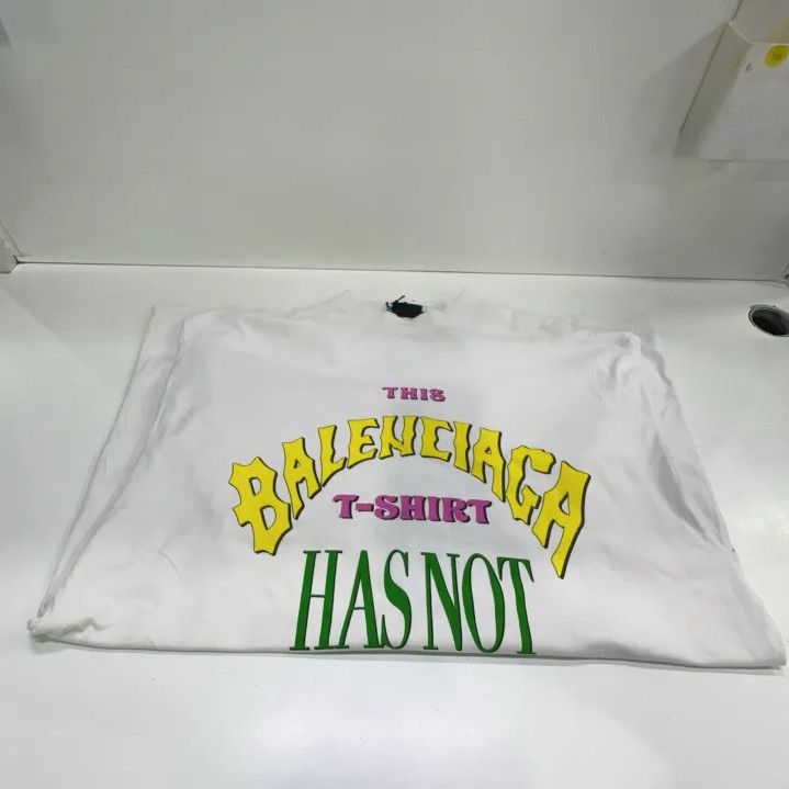 Balenciaga Balenciaga Statement Graphic Casual T-Shirt Size US M / EU 48-50 / 2 - 10 Thumbnail