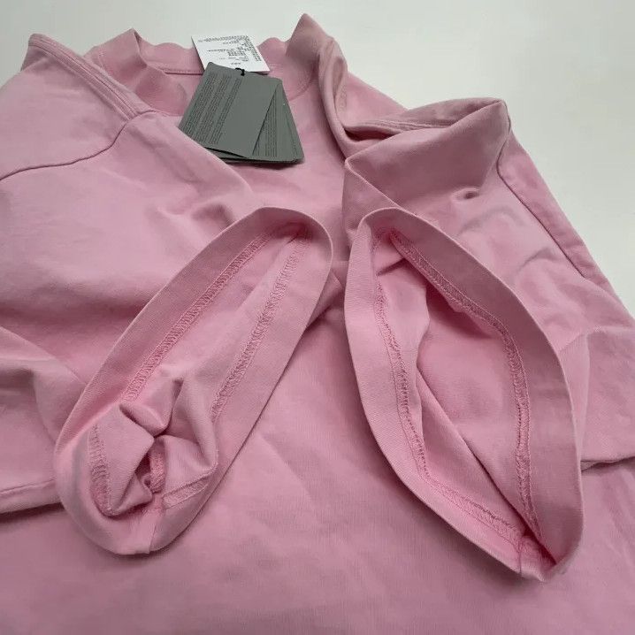 Balenciaga Balenciaga Pink Crystal Neck Short Sleeve T-Shirt Size US XS / EU 42 / 0 - 14 Thumbnail