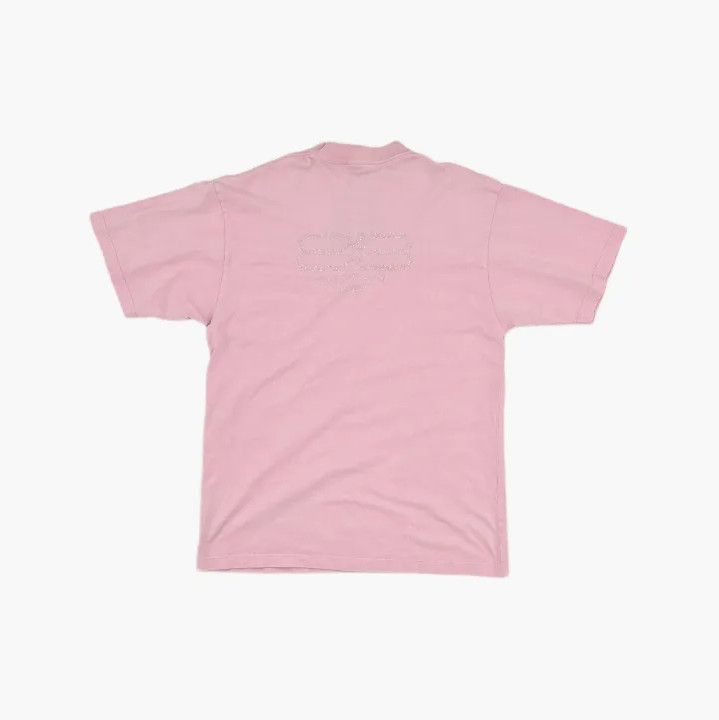 Balenciaga Balenciaga Pink Crystal Neck Short Sleeve T-Shirt Size US XS / EU 42 / 0 - 3 Thumbnail