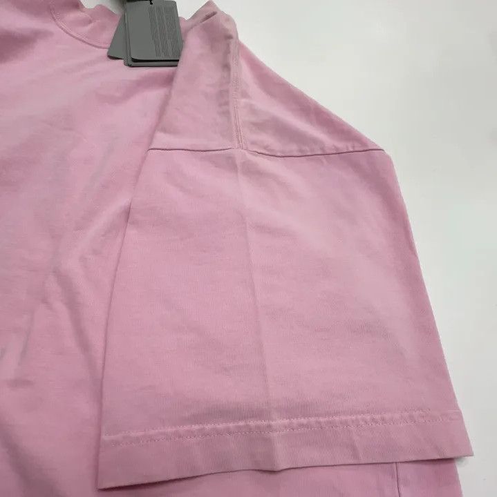Balenciaga Balenciaga Pink Crystal Neck Short Sleeve T-Shirt Size US XS / EU 42 / 0 - 9 Thumbnail