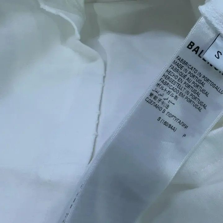 Balenciaga Balenciaga White Graphic Logo Short Sleeve T-Shirt Size US S / EU 44-46 / 1 - 11 Thumbnail