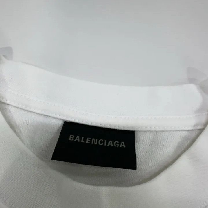Balenciaga Balenciaga White Graphic Logo Short Sleeve T-Shirt Size US S / EU 44-46 / 1 - 8 Thumbnail