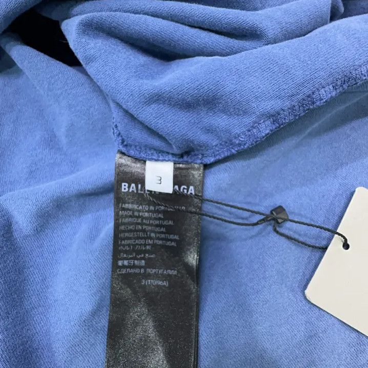 Balenciaga Balenciaga SS24 Distressed Graphic Short Sleeve T-shirt Size US M / EU 48-50 / 2 - 5 Thumbnail
