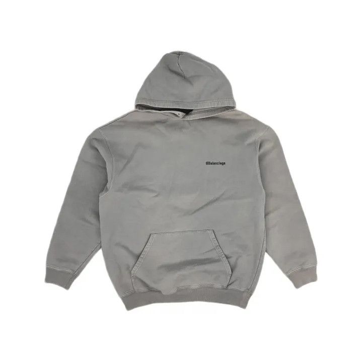 Balenciaga Balenciaga Grey Pullover Hoodie for Unisex Size US XS / EU 42 / 0 - 2 Thumbnail
