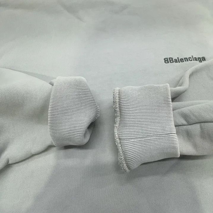 Balenciaga Balenciaga Grey Pullover Hoodie for Unisex Size US XS / EU 42 / 0 - 12 Thumbnail